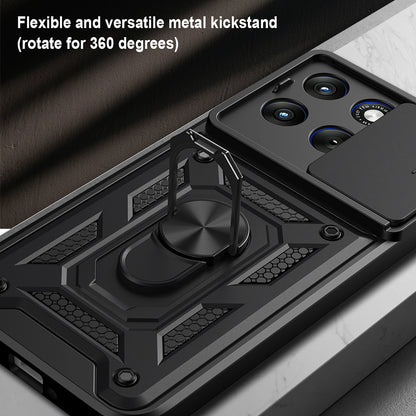 Husa pentru Motorola Edge 70 Fusion, Techsuit, CamShield, Albastra