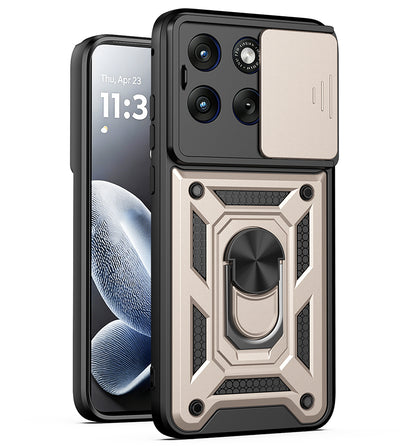 Husa pentru Motorola Edge 70 Fusion, Techsuit, CamShield, Aurie