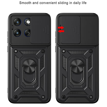 Husa pentru Motorola Edge 70 Fusion, Techsuit, CamShield, Neagra