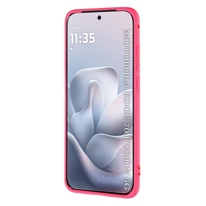 Husa pentru Motorola Edge 70 Fusion, Techsuit, SoftFlex, Roz Inchis