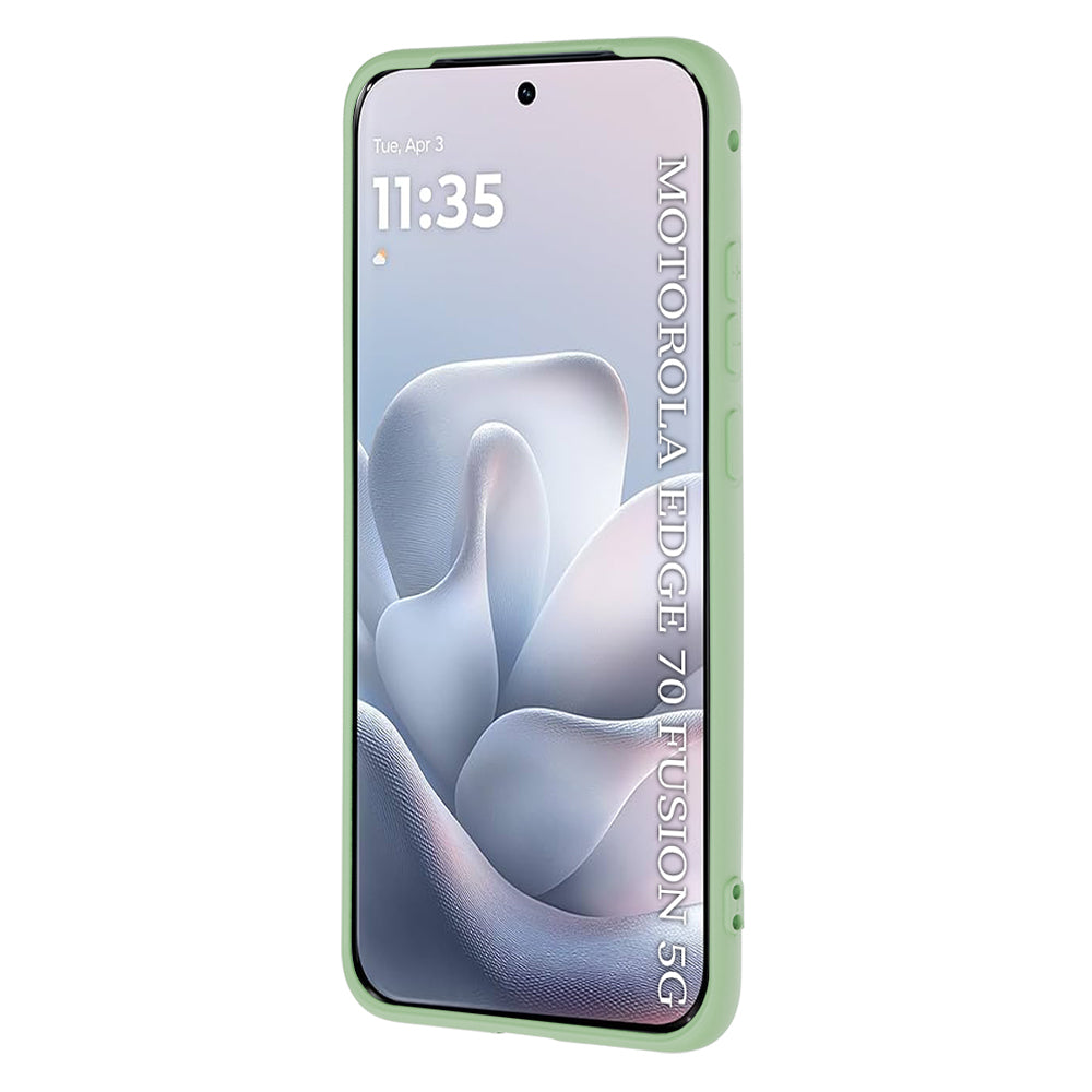 Husa pentru Motorola Edge 70 Fusion, Techsuit, SoftFlex, Verde Deschis
