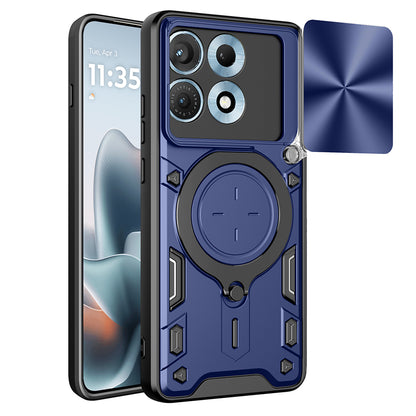 Husa pentru Motorola Edge 70 Max, Techsuit, CamGuard Pro, Albastra