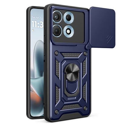 Husa pentru Motorola Edge 70 Max, Techsuit, CamShield, Albastra