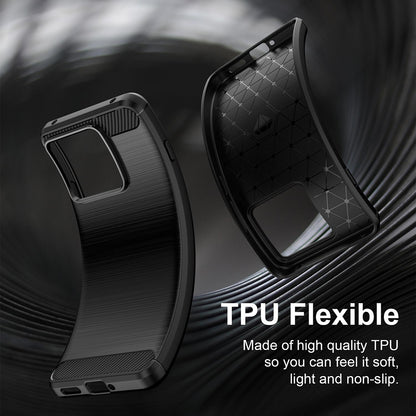 Husa pentru Motorola Edge 70 Max, Techsuit, Carbon, Neagra