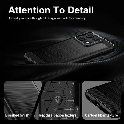 Husa pentru Motorola Edge 70 Max, Techsuit, Carbon, Neagra