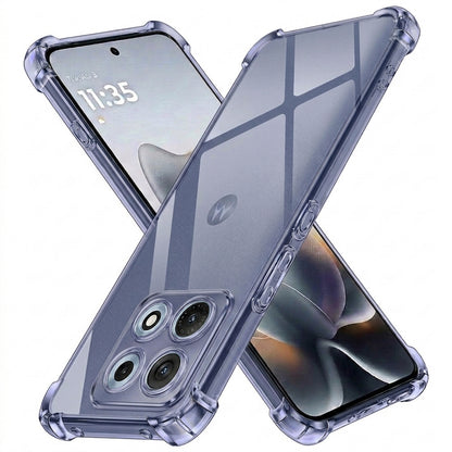 Husa pentru Motorola Edge 70 Max, Techsuit, Shockproof Clear, Fumurie