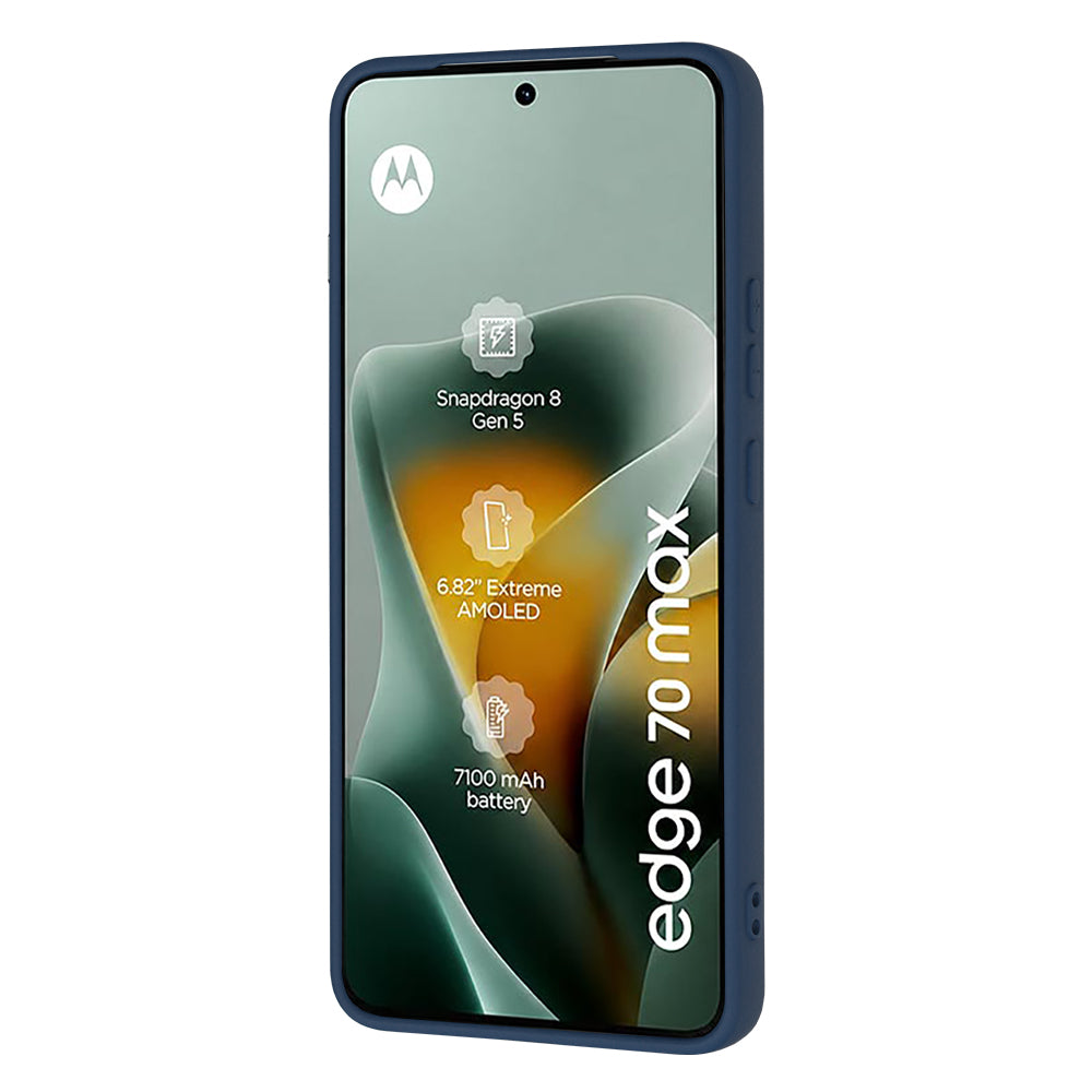 Husa pentru Motorola Edge 70 Max, Techsuit, SoftFlex, Bleumarin