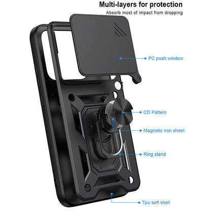 Husa pentru Motorola Edge 70 Pro, Techsuit, CamShield, Neagra