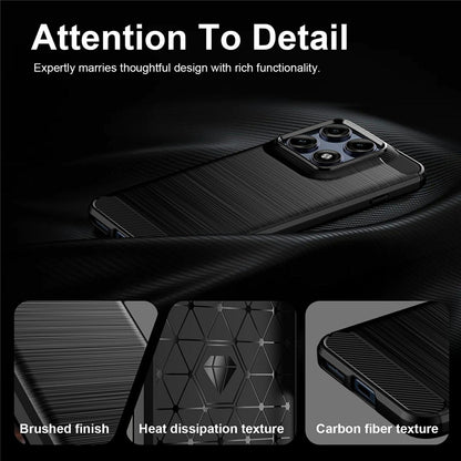Husa pentru Motorola Edge 70 Pro, Techsuit, Carbon, Neagra