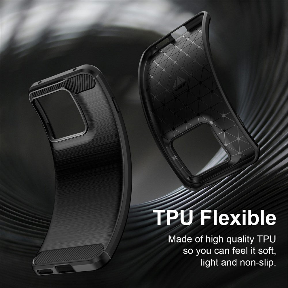 Husa pentru Motorola Edge 70 Pro, Techsuit, Carbon, Neagra