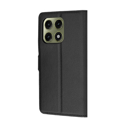 Husa pentru Motorola Edge 70 Pro, Techsuit, Leather Folio, Neagra