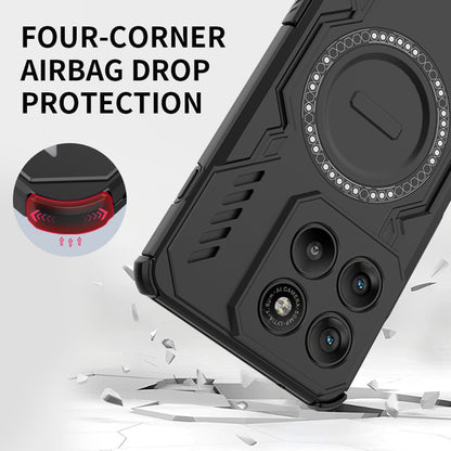 Husa pentru Motorola Edge 70, Techsuit, ArmorMag, Neagra