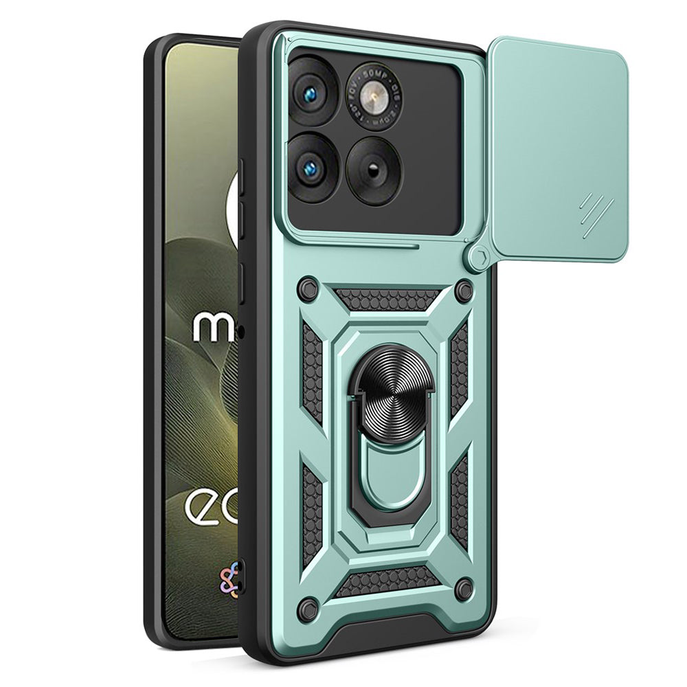 Husa pentru Motorola Edge 70, Techsuit, CamShield, Verde