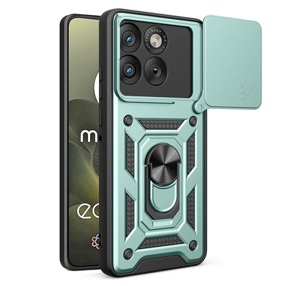 Husa pentru Motorola Edge 70, Techsuit, CamShield, Verde