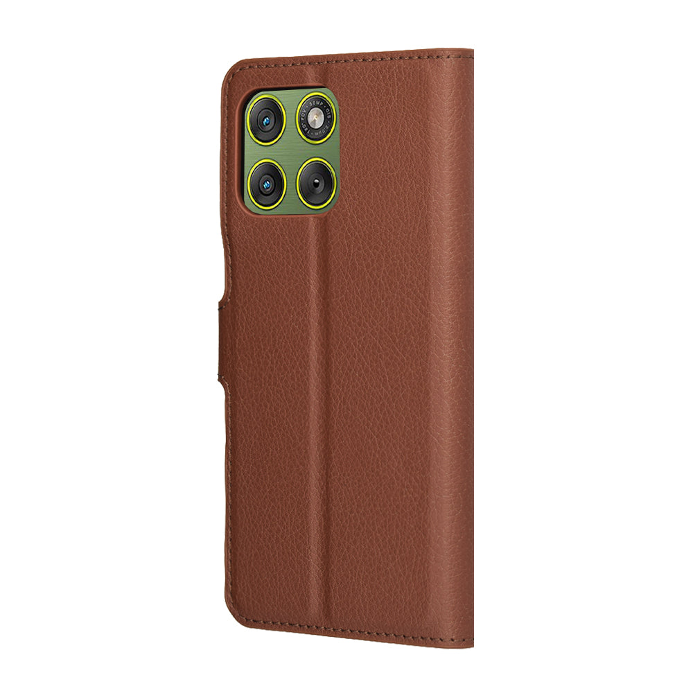 Husa pentru Motorola Edge 70, Techsuit, Leather Folio, Maro