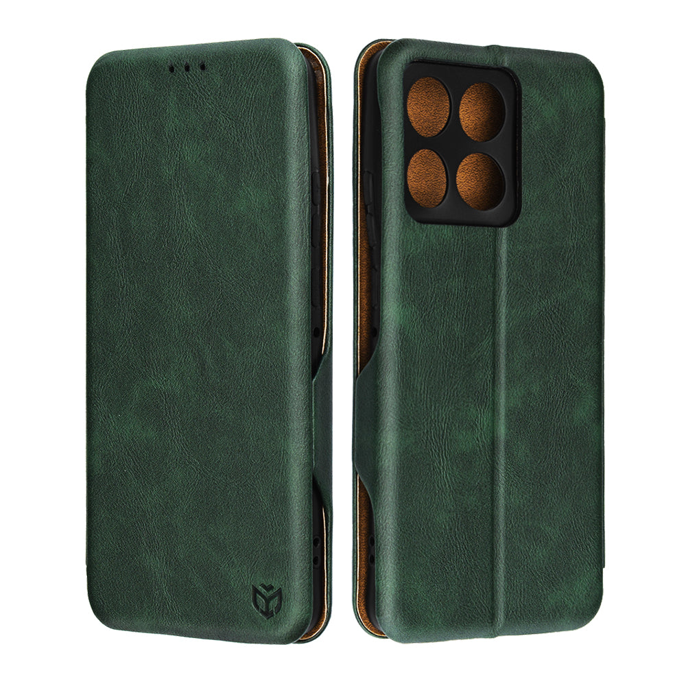 Husa pentru Motorola Edge 70, Techsuit, Safe Wallet Plus, Verde