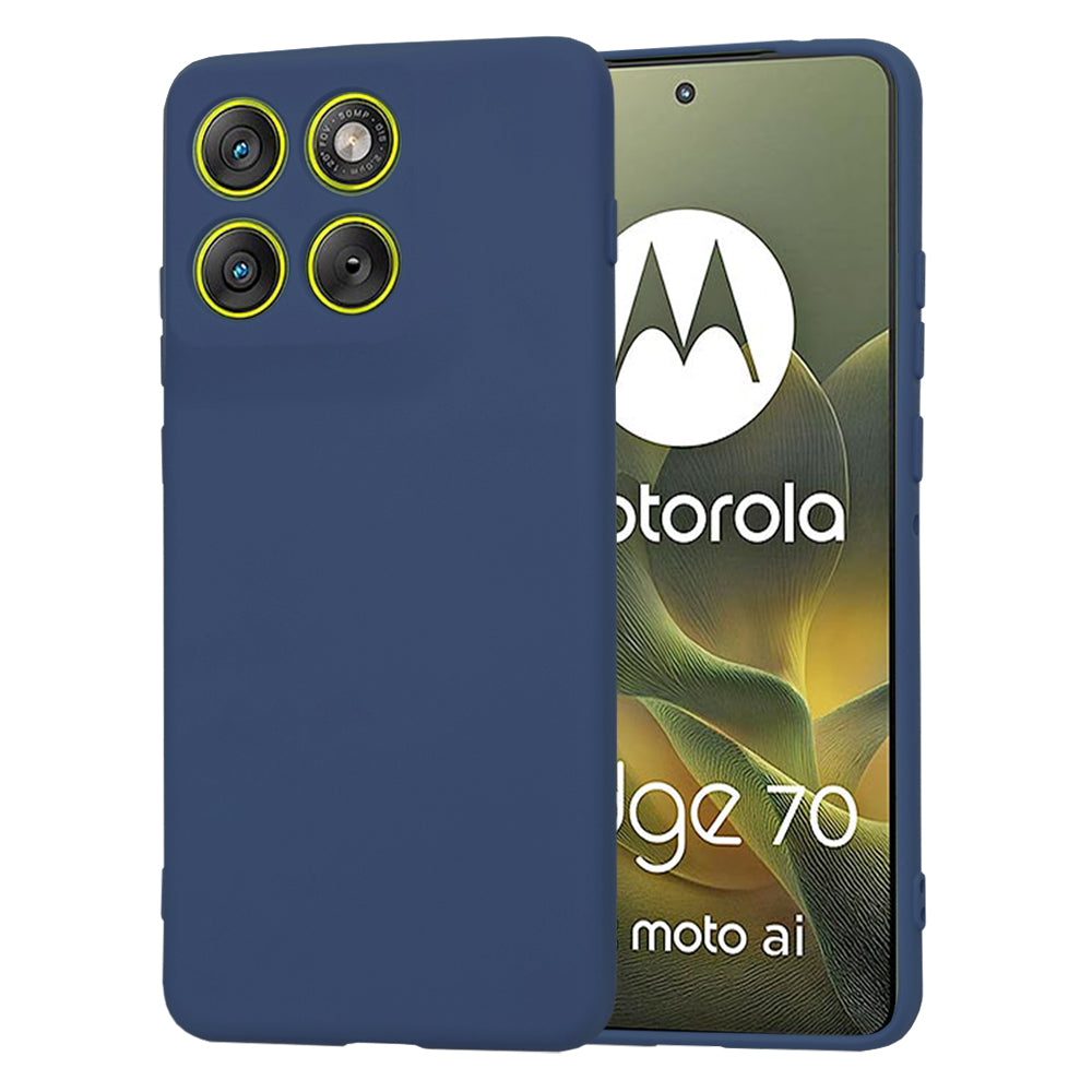 Husa pentru Motorola Edge 70, Techsuit, SoftFlex, Bleumarin