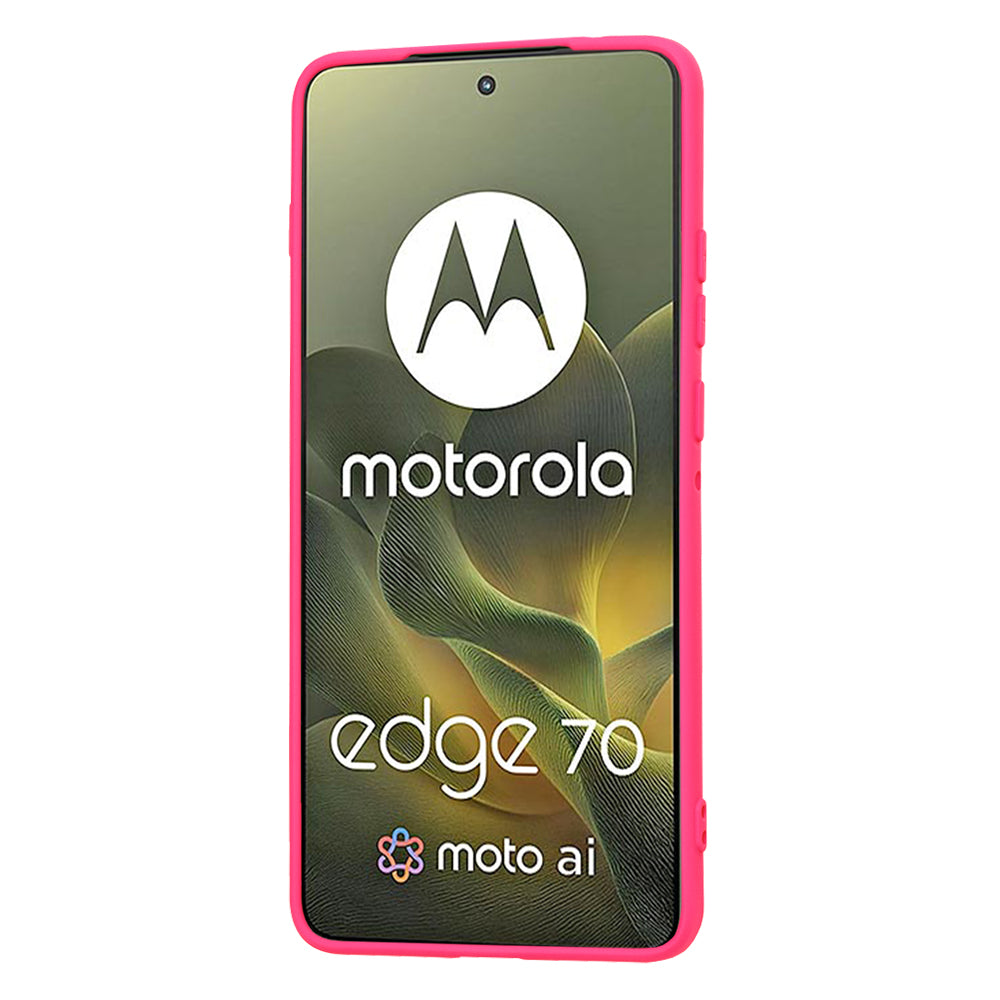 Husa pentru Motorola Edge 70, Techsuit, SoftFlex, Roz Inchis