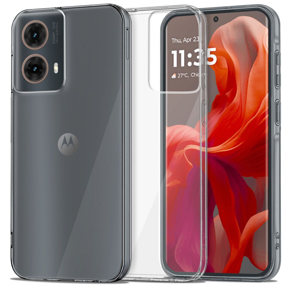 Husa pentru Motorola Moto G85, Tech-Protect, FLEXAIR, Transparenta