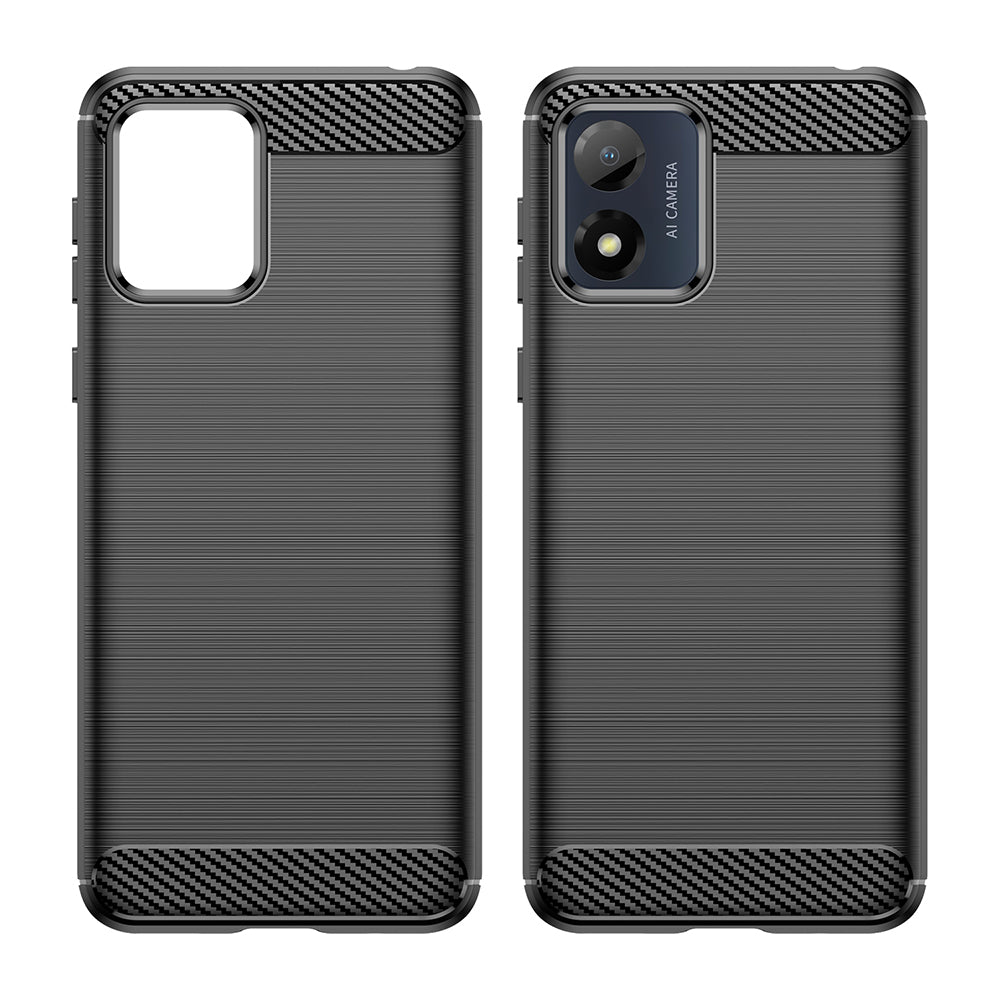 Husa pentru Motorola Moto E13, Techsuit, Carbon, Neagra