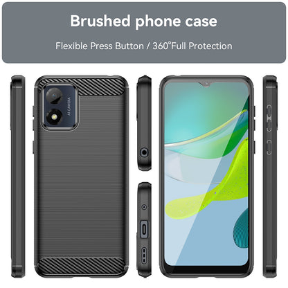 Husa pentru Motorola Moto E13, Techsuit, Carbon, Neagra