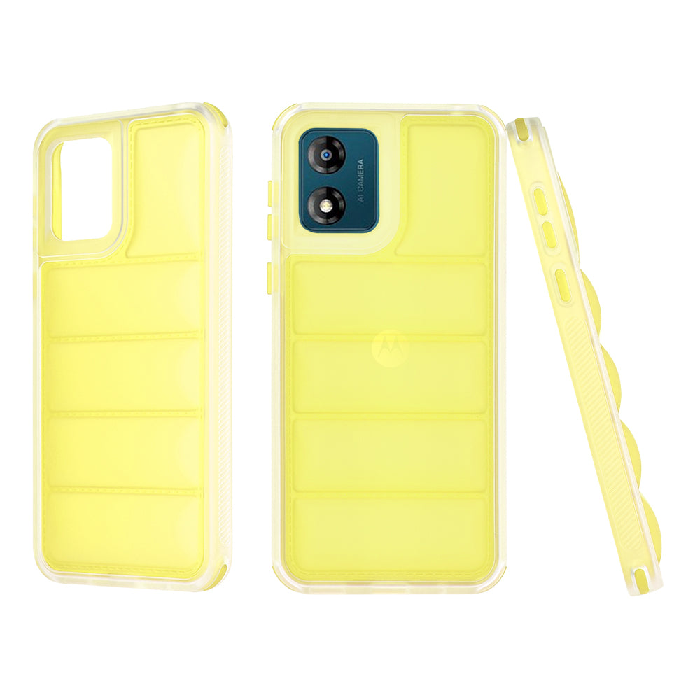 Husa pentru Motorola Moto E13, Techsuit, Wave Shield, Galbena