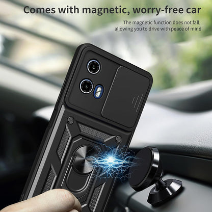 Husa pentru Motorola Moto E15 / G05, Techsuit, CamShield, Neagra