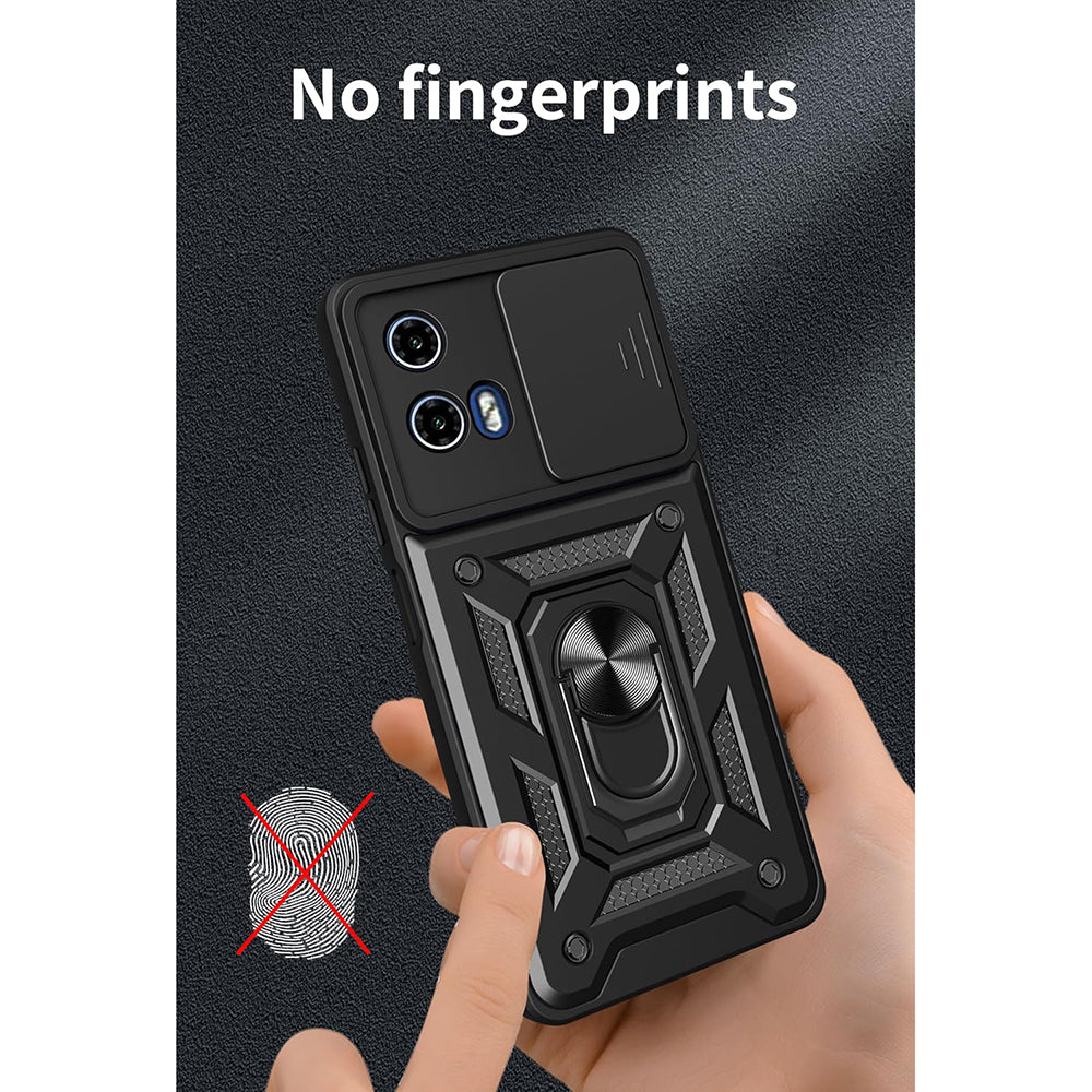 Husa pentru Motorola Moto E15 / G05, Techsuit, CamShield, Neagra