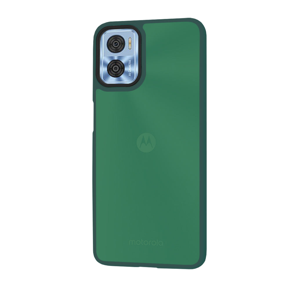 Husa pentru Motorola Moto E22i / E22, Techsuit, HaloFrost, Verde