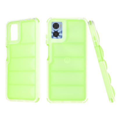 Husa pentru Motorola Moto E22i / E22, Techsuit, Wave Shield, Verde