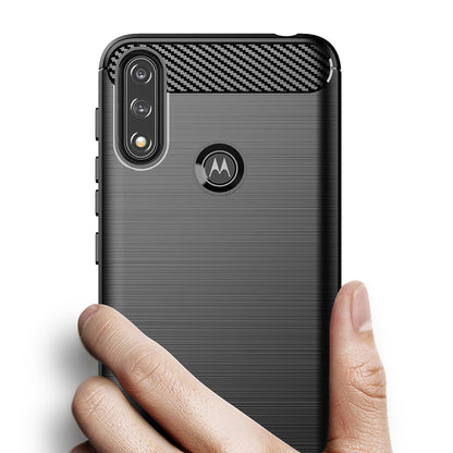 Husa pentru Motorola Moto E7i Power / E7 Power, Techsuit, Carbon, Neagra