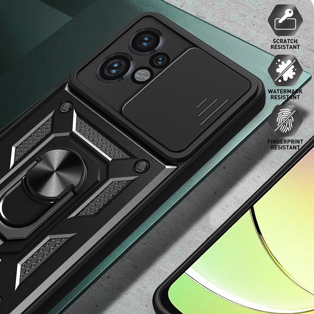 Husa pentru Motorola Moto G04s / E14 / G04 / G24, Techsuit, CamShield, Albastra