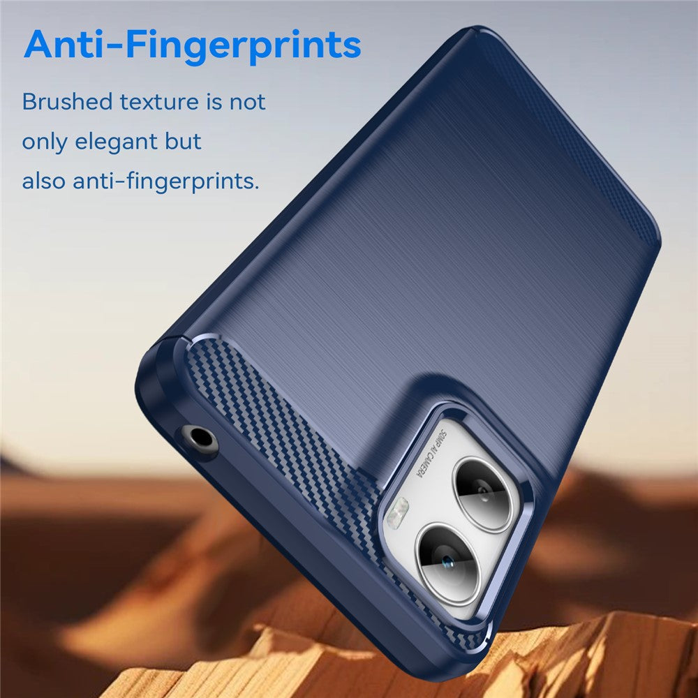 Husa pentru Motorola Moto G06 Power / G06, Techsuit, Carbon, Albastra