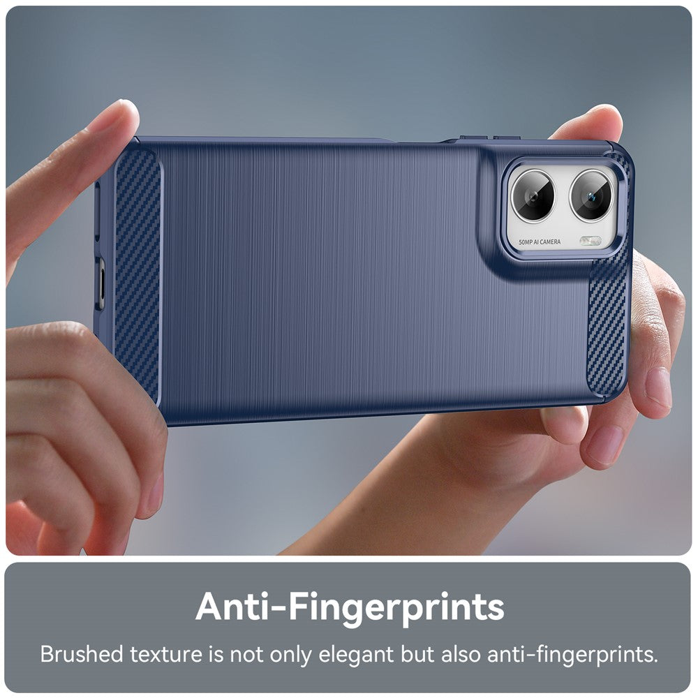 Husa pentru Motorola Moto G06 Power / G06, Techsuit, Carbon, Albastra