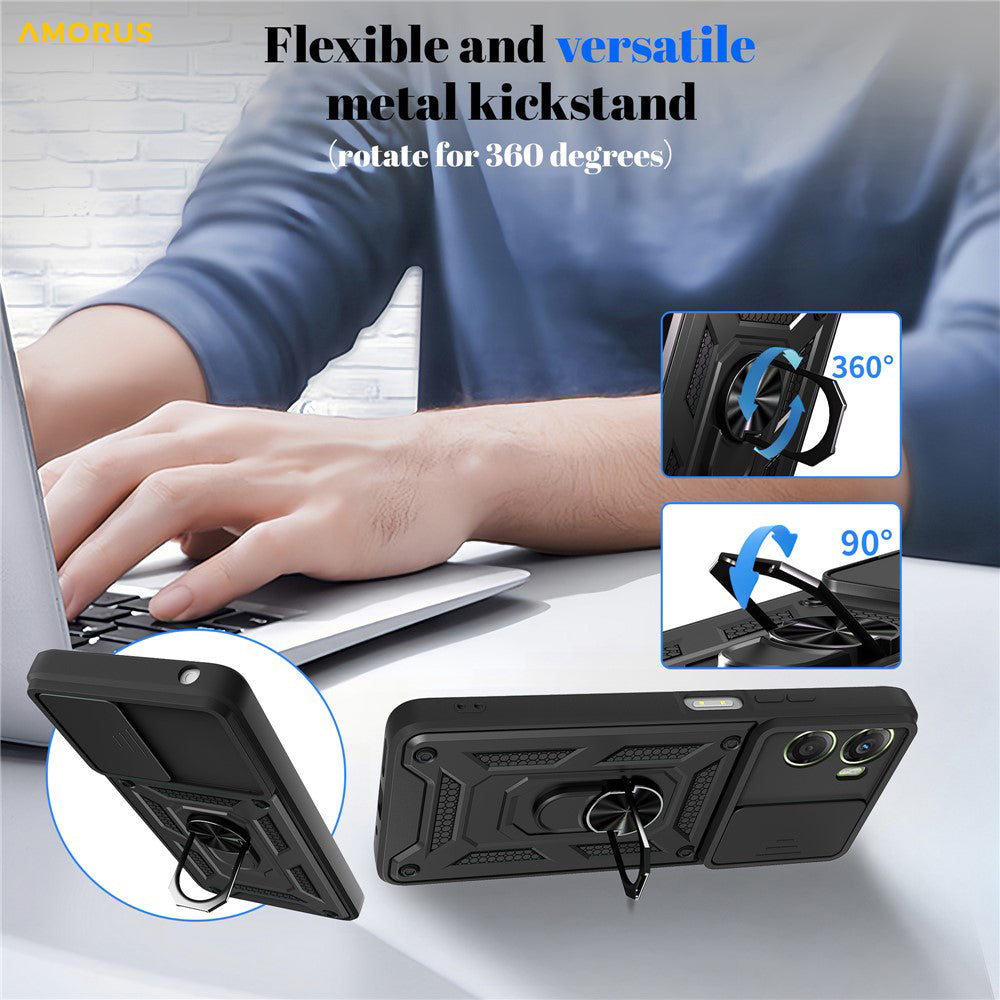 Husa pentru Motorola Moto G06, Techsuit, CamShield, Aurie