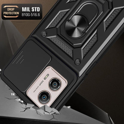 Husa pentru Motorola Moto G13 / G23 / G53, Techsuit, CamShield, Neagra