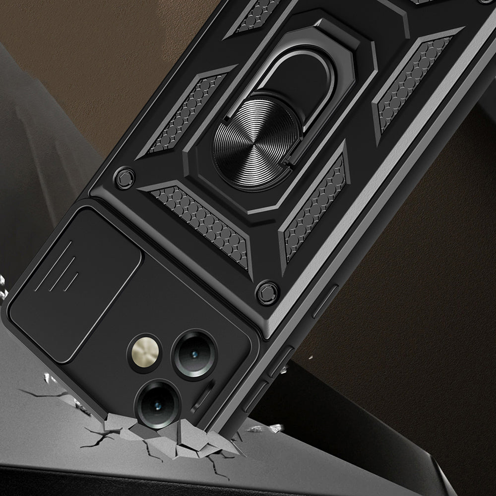 Husa pentru Motorola Moto G14, Techsuit, CamShield, Albastra