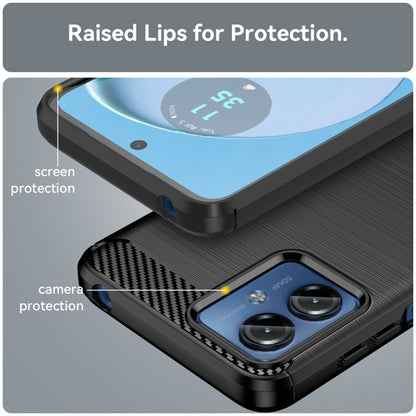 Husa pentru Motorola Moto G14, Techsuit, Carbon, Neagra