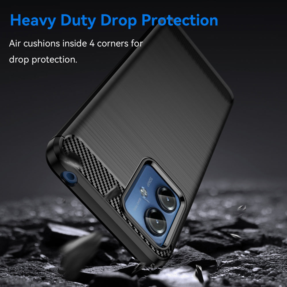 Husa pentru Motorola Moto G14, Techsuit, Carbon, Neagra