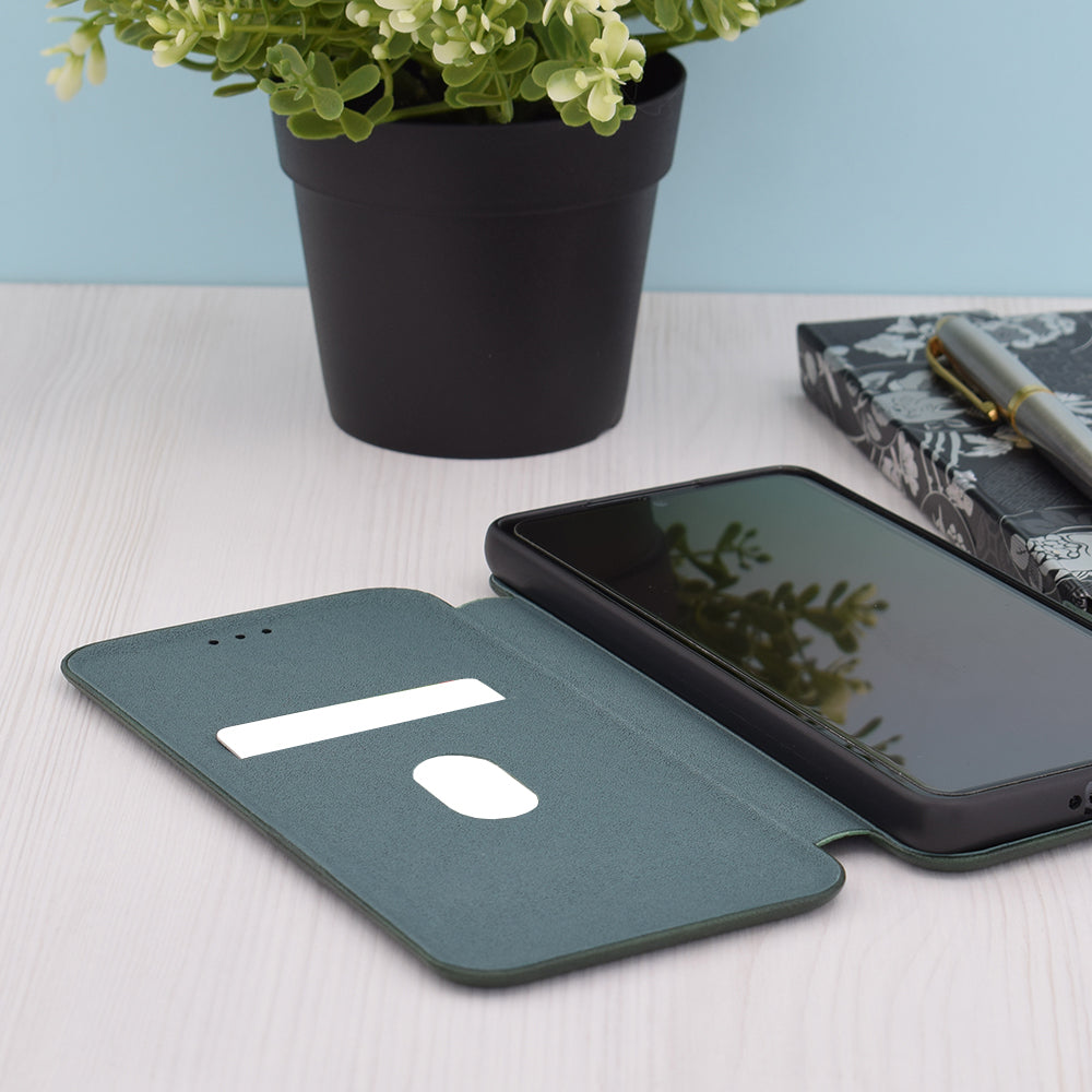 Husa pentru Motorola Moto G14, Techsuit, Safe Wallet Plus, Verde