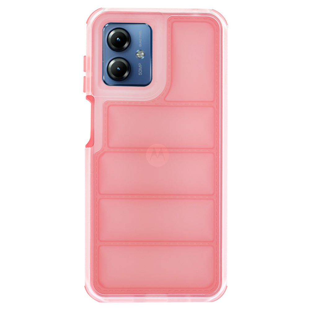 Husa pentru Motorola Moto G14, Techsuit, Wave Shield, Rosie