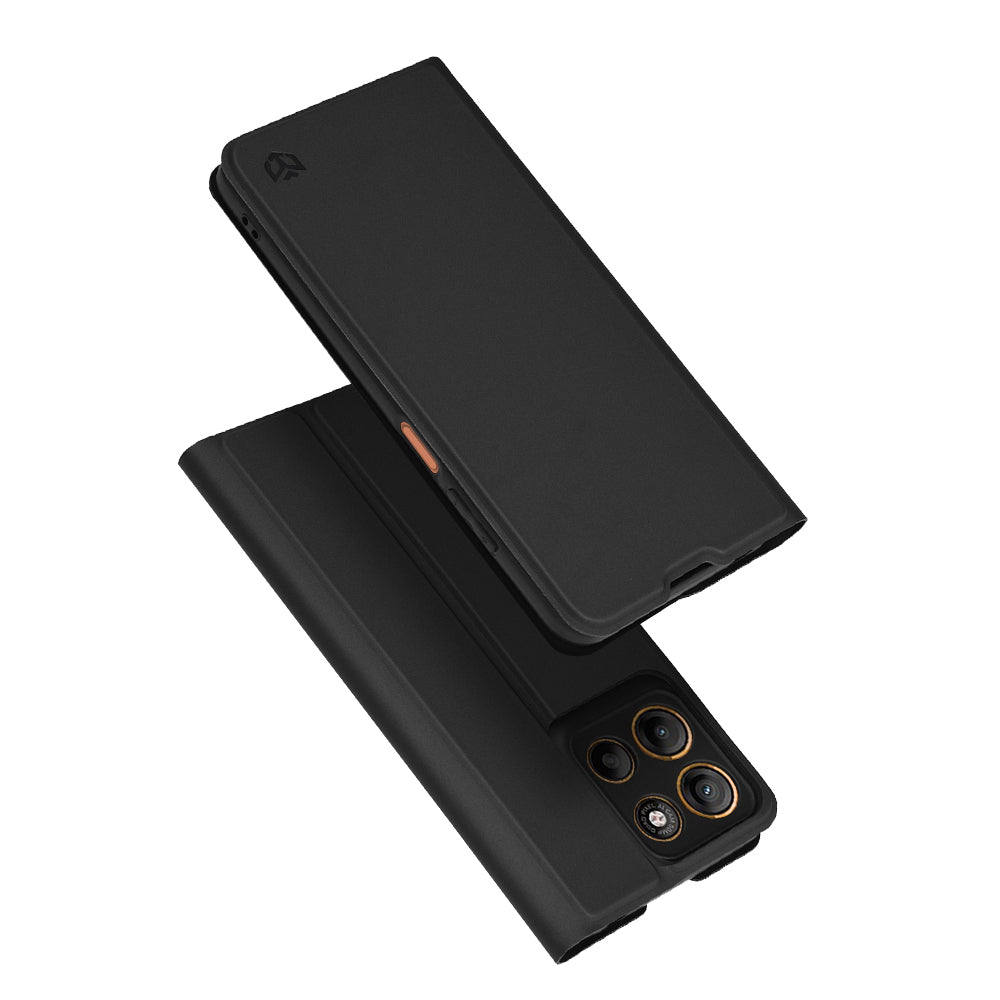 Husa pentru Motorola Moto G15 / G15 Power, Techsuit, Magskin Book, Neagra