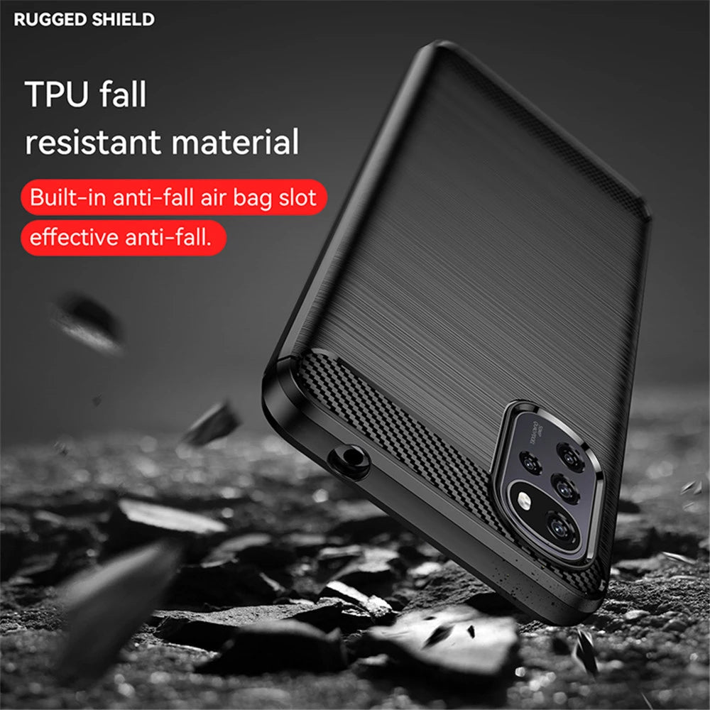 Husa pentru Motorola Moto G22, Techsuit, Carbon, Neagra