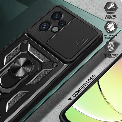 Husa pentru Motorola Moto G24 Power, Techsuit, CamShield, Neagra