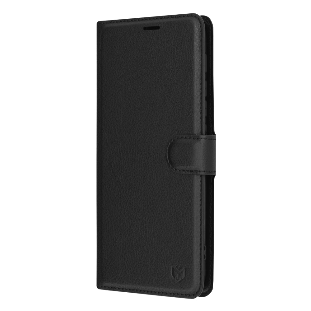 Husa pentru Motorola Moto G30 / G20 / G10, Techsuit, Leather Folio, Neagra