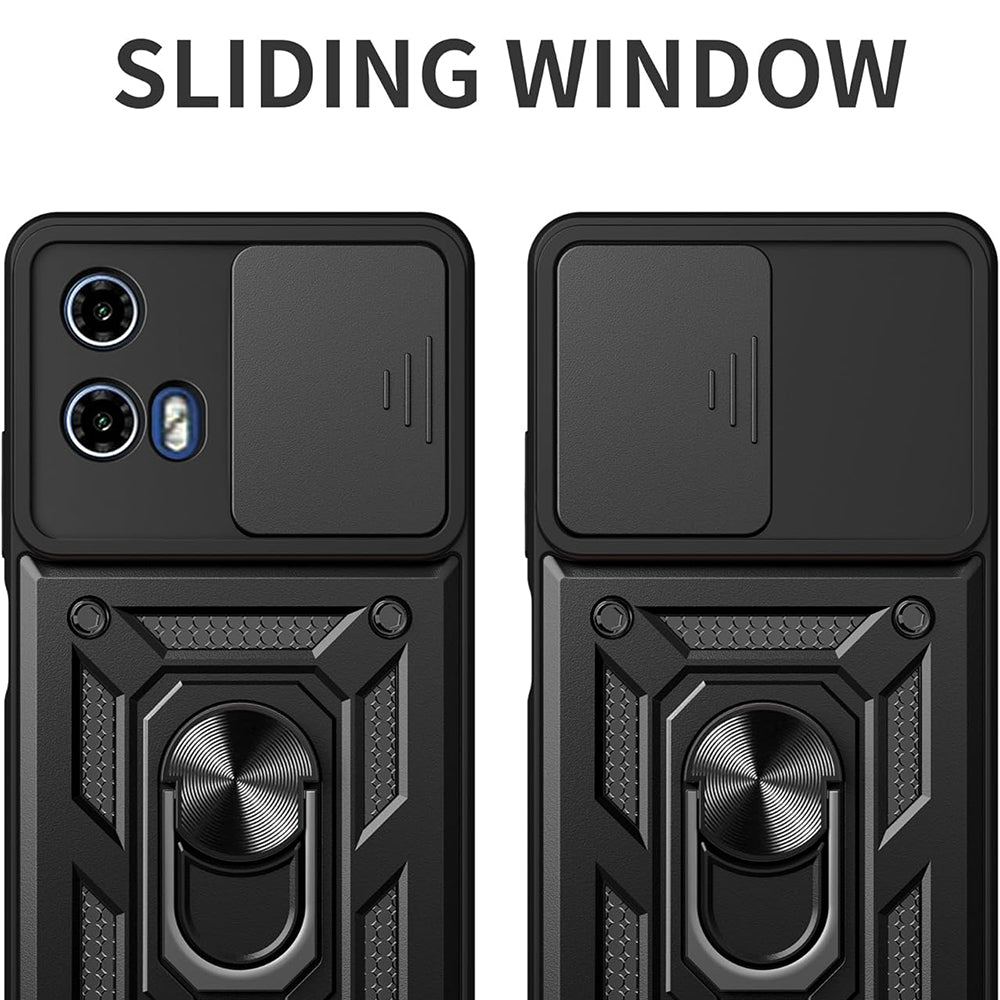 Husa pentru Motorola Moto G31 / G41, Techsuit, CamShield, Neagra