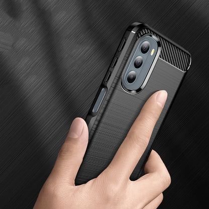 Husa pentru Motorola Moto G31 / G41, Techsuit, Carbon, Neagra