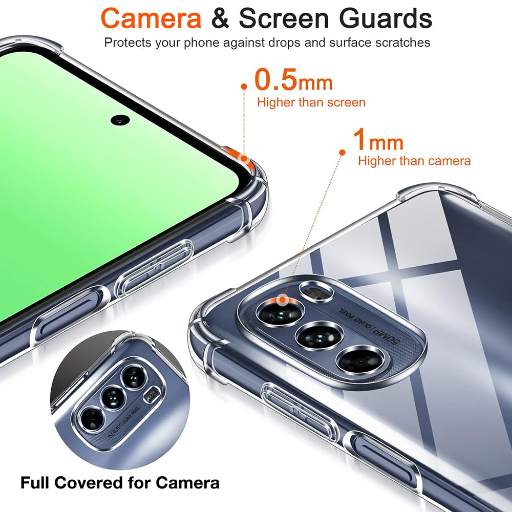 Husa pentru Motorola Moto G31 / G41, Techsuit, Shockproof Clear, Transparenta