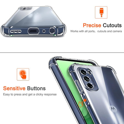 Husa pentru Motorola Moto G31 / G41, Techsuit, Shockproof Clear, Transparenta