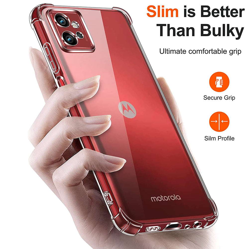 Husa pentru Motorola Moto G32, Techsuit, Shockproof Clear, Transparenta